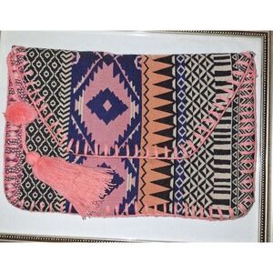 Embroidered Colorful Clutch Purse Boho Western Fun Day Out Beach Lunch‎ Festival